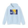 thumbnail image 1 of Bosnia Bosnian Flag Pride Hoodie, Gifts, Hooded Sweatshirt, 1 of 4