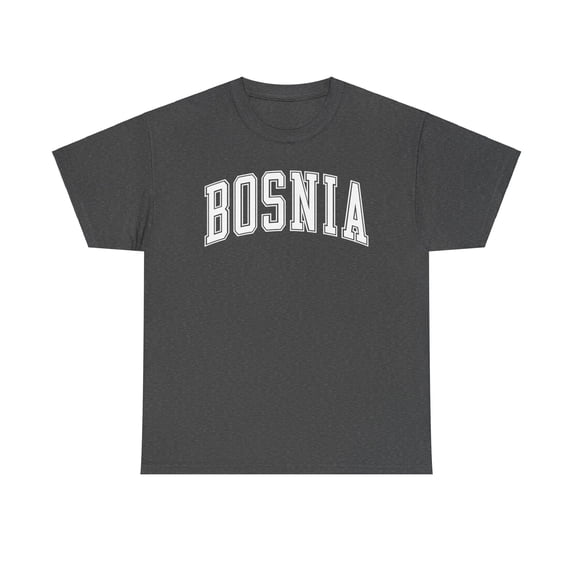 Bosnia Shirt Gifts Tshirt Crew Neck Short Sleeve