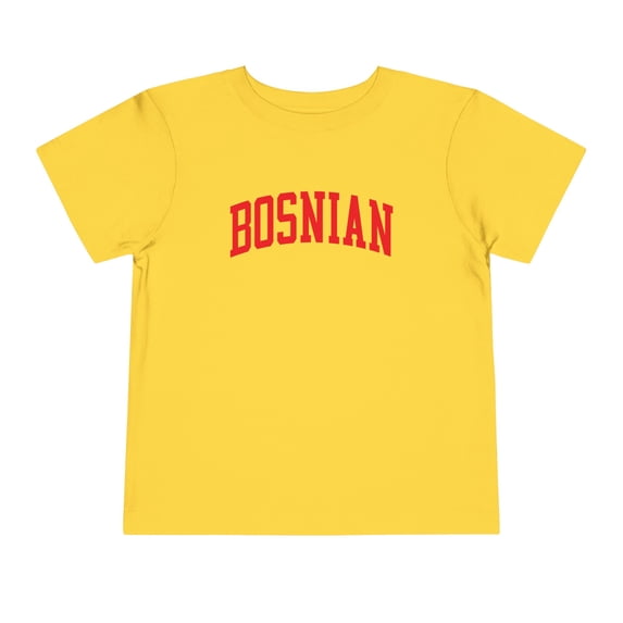 Bosnian Bosnia Toddler Shirt Gifts Boy Girl Size 2T-5T