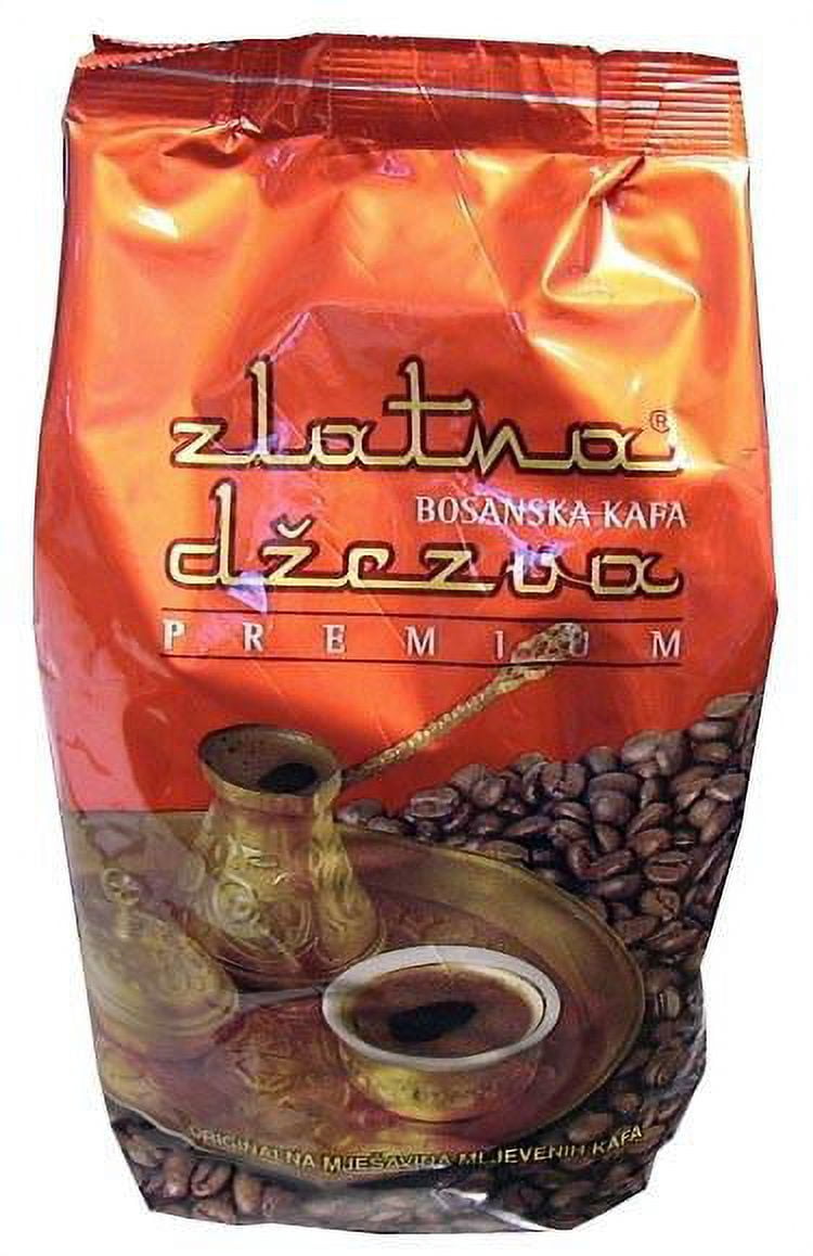 Bosnian Ground Coffee, Premium, Zlatna Dzezva, 500g, Red Bag