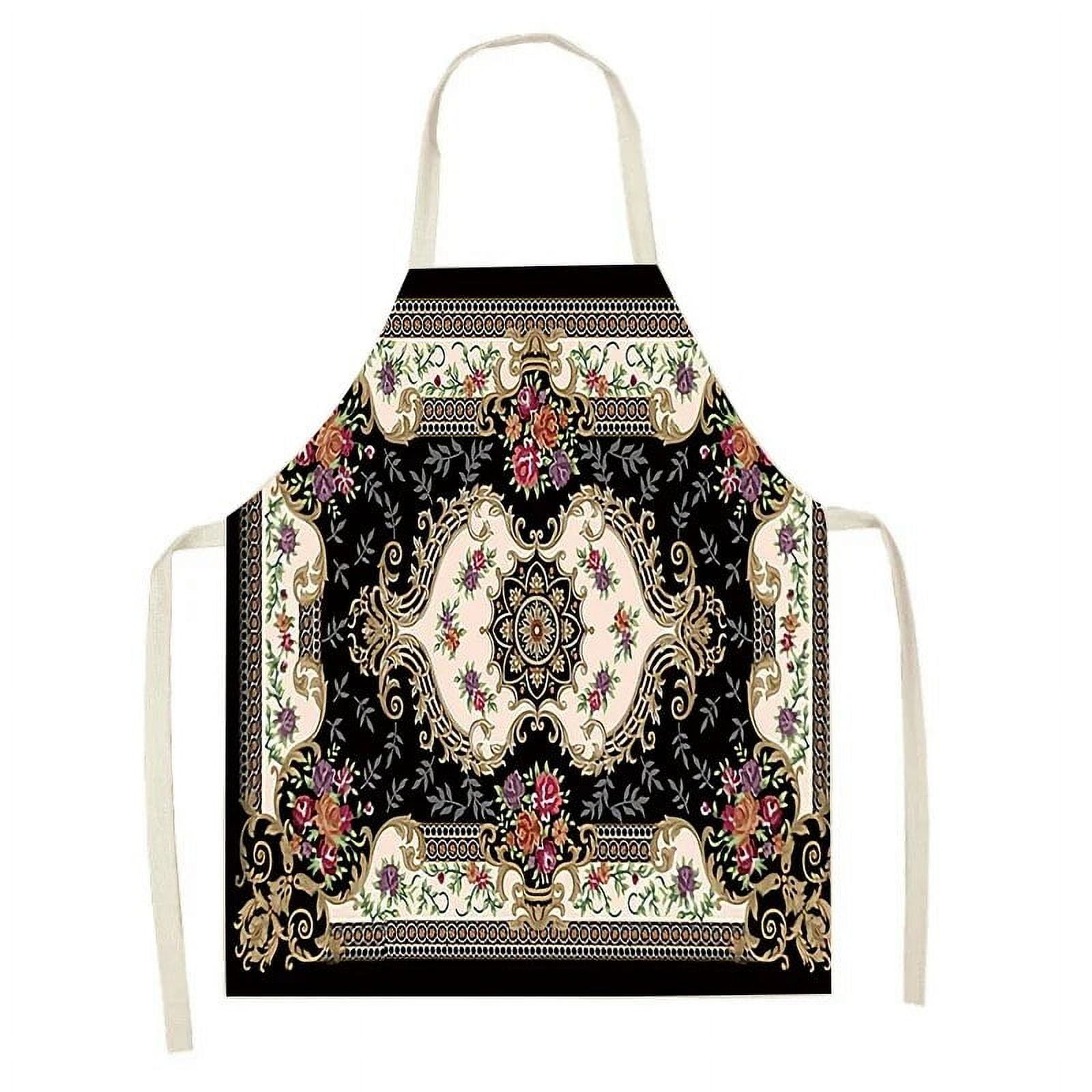 Bosnian Style Apron Kitchen for Women Men Household Aprons Wipeable