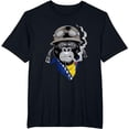 thumbnail image 1 of Bosnian and Herzegovinian Flag Biker Bosnia Herzegovina T-Shirt, 1 of 3