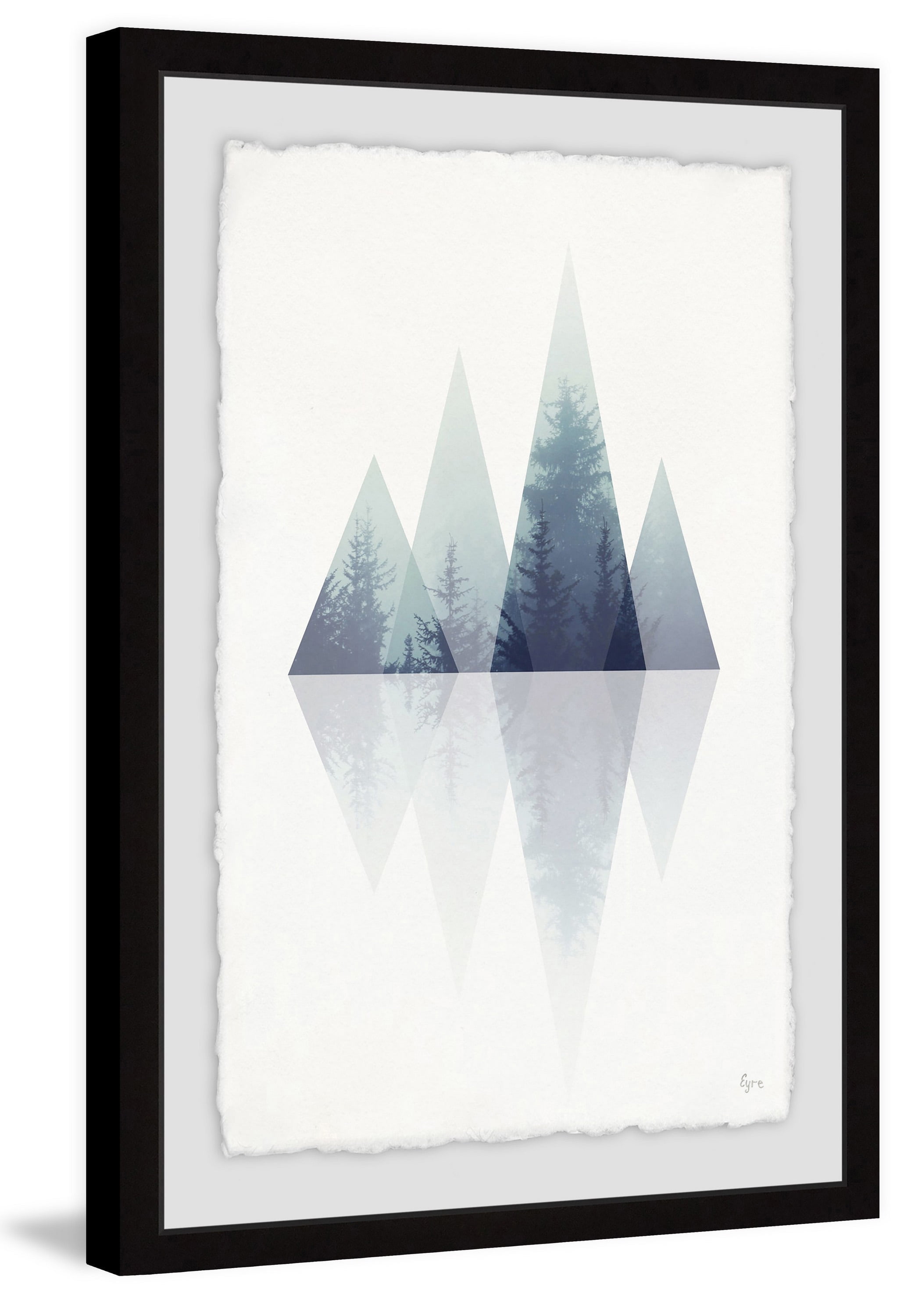 Bosque Azul Framed Painting Print