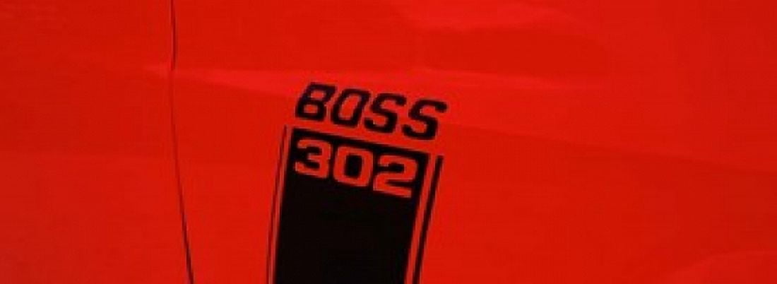 Boss 302 Emblem Canvas Art - Panoramic Images (33 x 12)