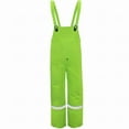 thumbnail image 1 of Boss 35mm Lined PVC Rain Overalls High Vis Green 4X-Large, 1 of 1
