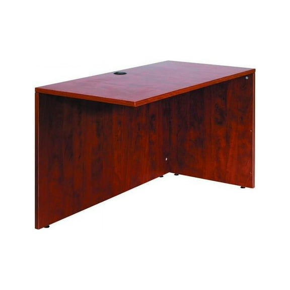 Boss Office Products 36-inch Mahogany Reversible Desk Return