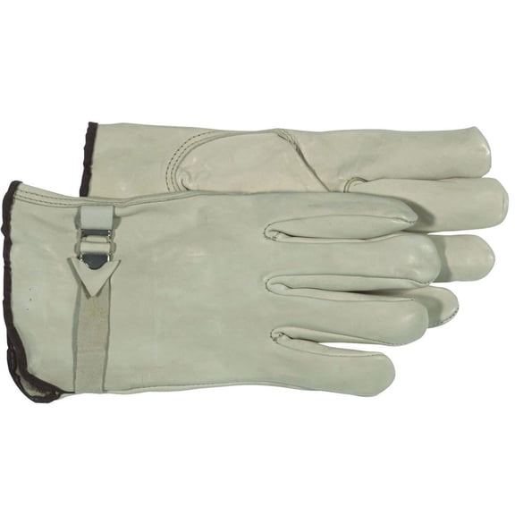 Boss 4070S Driver Gloves, Small, Grain Leather, Tan, Unlined Lining