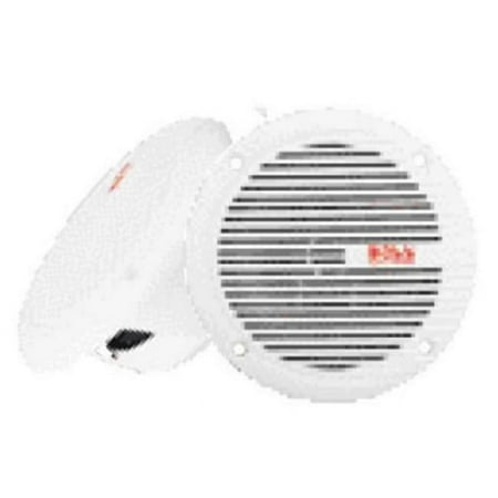 Boss 6 1-2in 2-Way Marine Speaker White - AVA-MR60