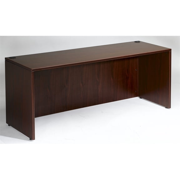 Boss Office Products 66-inch Cherry or Mahogany Finished Desk Shell