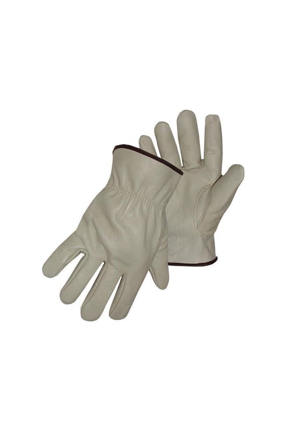 7668882 Tan Mens Indoor & Outdoor Driver Winter Work Gloves, Large - Pack of 2