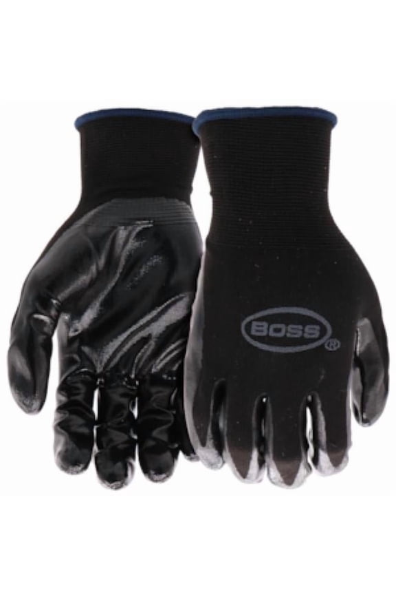 7725955 Mens Indoor & Outdoor High Dexterity Palm Gloves, Black - Extra Large - Pack of 2