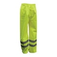 thumbnail image 1 of Boss 8008697 Hi-Vis Yellow Polyester Unisex Rain Pants, Medium, 1 of 1