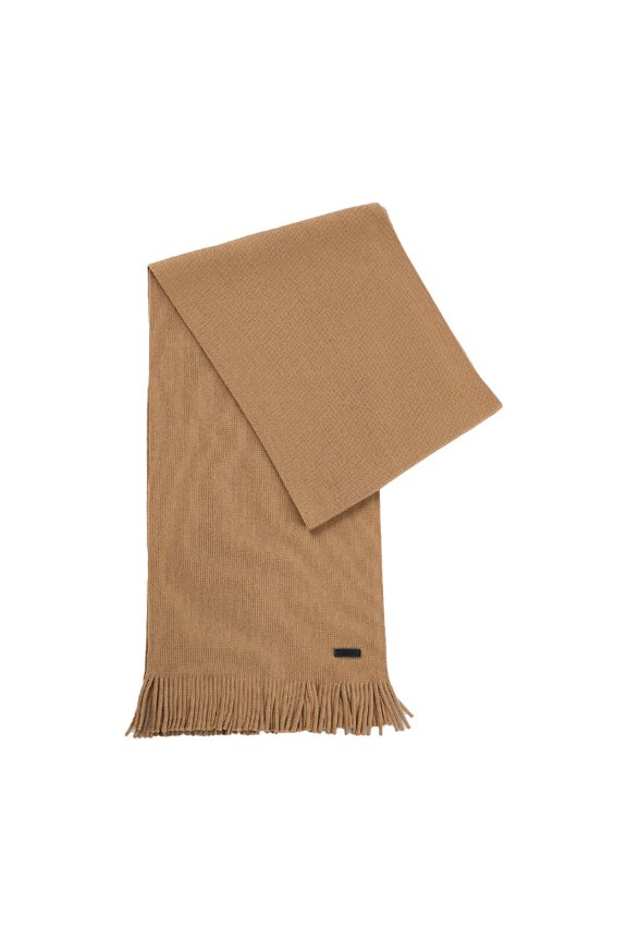 Albas Logo Virgin Wool Scarf