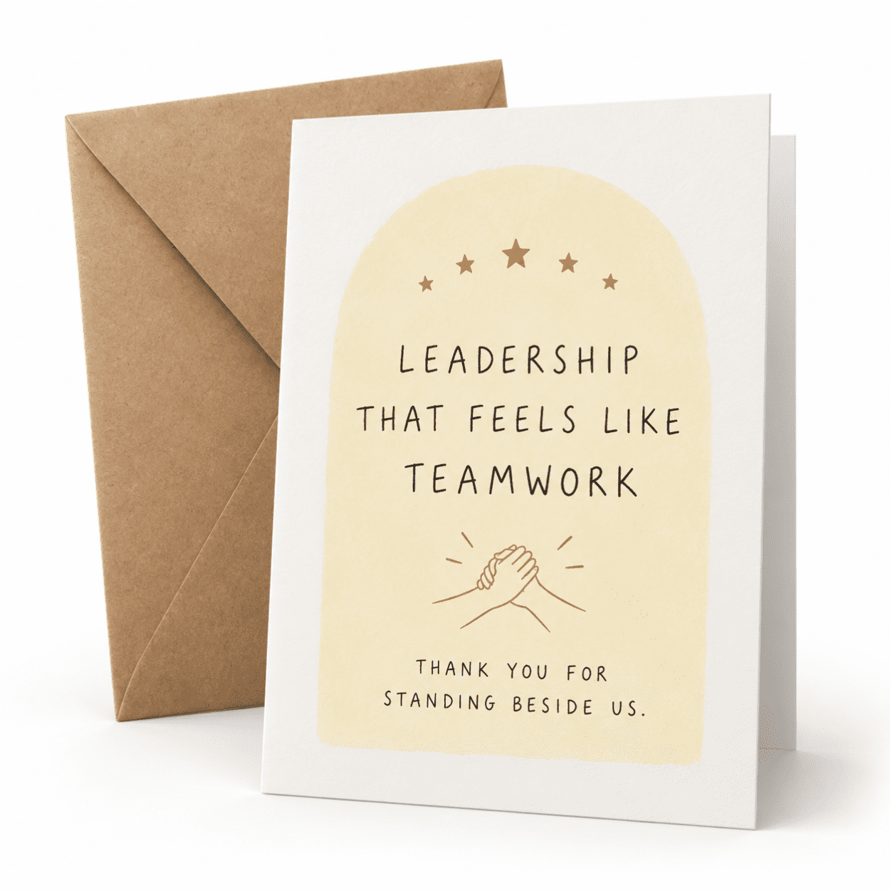 Boss Appreciation Card, Thank You for Teamwork-Focused Leadership ...
