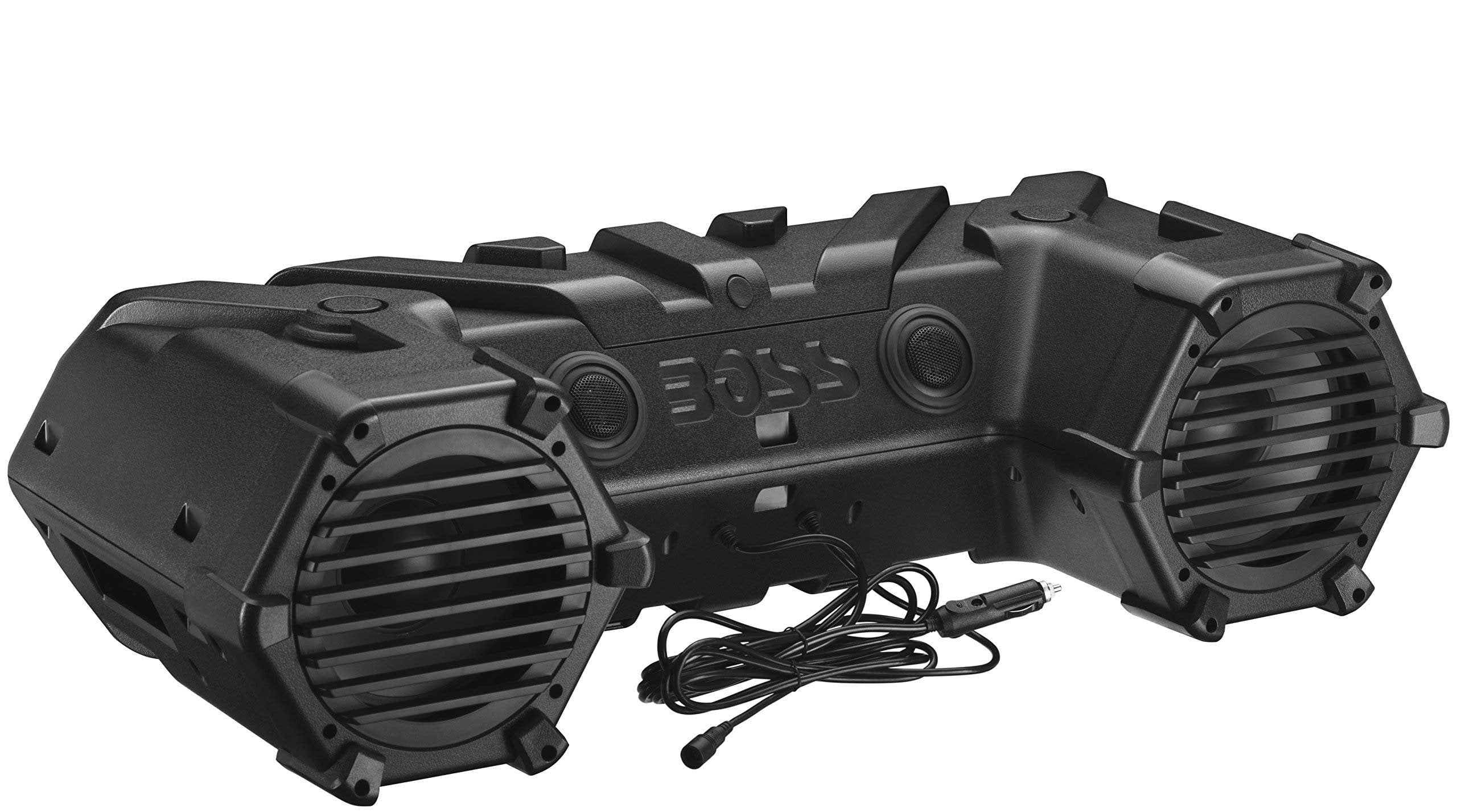 BOSS Audio Systems ATVB95LED 8" Bluetooth ATV Speakers, Marine-Grade UTV Sound System