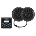 thumbnail image 1 of Boss Audio MCKGB450B.6 Marine Stereo &amp; 6.5" Speaker Kit - Black, 1 of 16