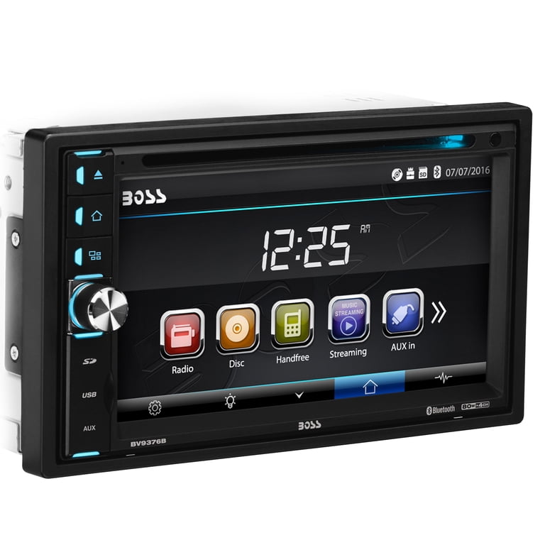 Boss Audio BV9376B Double-DIN DVD Player 6.5