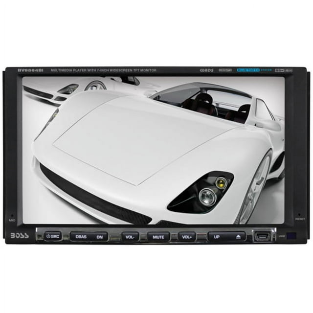 Boss Audio BV9564BI Car DVD Player, 7" Touchscreen LCD, Double DIN