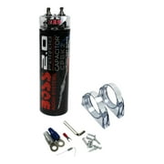 Boss Audio CPBK2 2 Farad 20-Volt Digital Car Audio Power Capacitor, LED