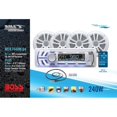 thumbnail image 1 of Boss Audio MCK1440W.64 Marine Package Includes MR1440U Single-Din Marine AM/FM CD Receiver with Detachable Face, Two Pair 6.5 inch MR6W Marine Speakers, MRANT10 Antenna, 1 of 6