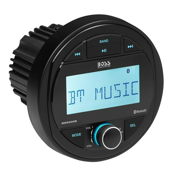 Boss Audio MGR300B Marine Stereo w/AM/FM/BT/USB | Bundle of 2 Each