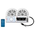 thumbnail image 1 of Boss Audio Marine 200W USB Receiver & 6.5" Speaker Pair Package | MCK1309WB.6, 1 of 5