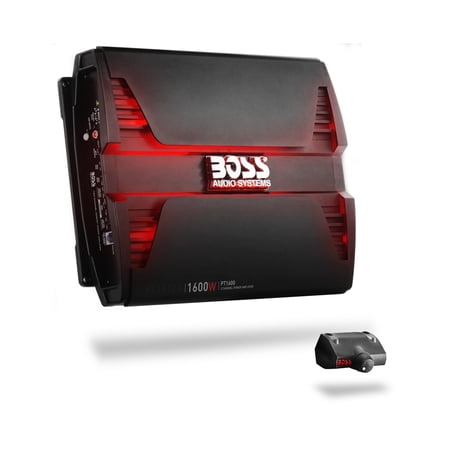BOSS Audio Systems Phantom 1600W Car Amplifier – 2 Channel, Full Range, Class A/B, Stable Mosfet Power
