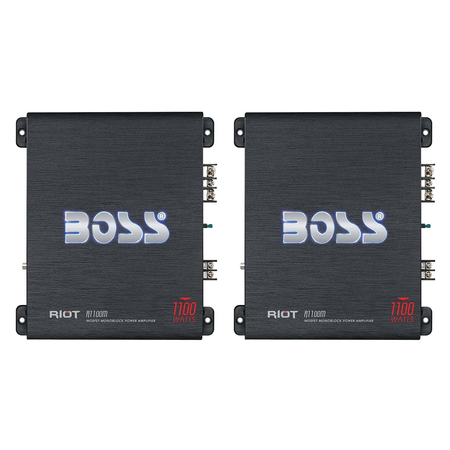 Boss Audio Riot 1100Watt Monoblock MOSFET Class A/B Amplifier & Remote
