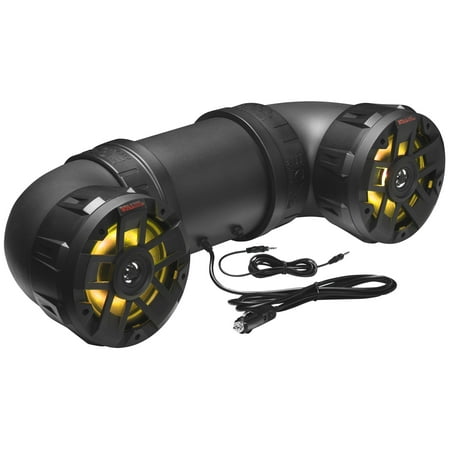 Boss Audio Systems ATV8BRGB Weatherproof Sound 8 Inch Speakers, Bluetooth, ATV Accessories