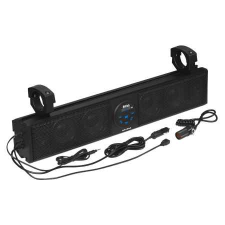 Boss Audio Systems BRT26A ATV UTV Sound Bar IPX5 Rated Weatherproof Bluetooth Amplified Speaker (26 Inch Wide)