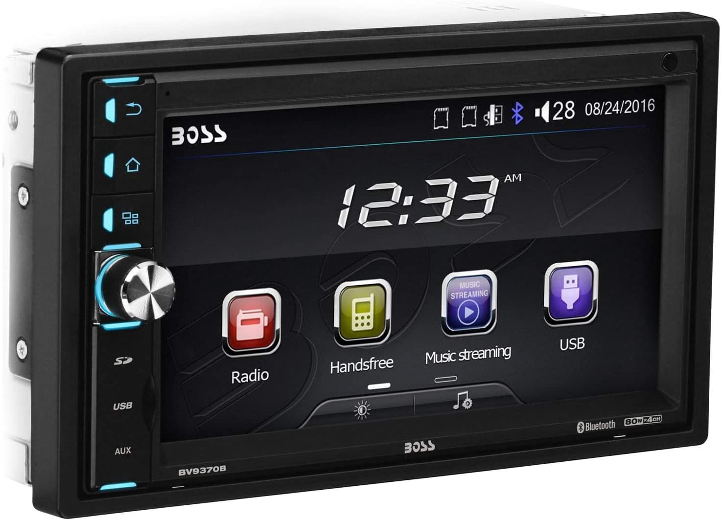 Boss Audio Systems BV9370B 6.5 Touchscreen LCD Car Stereo with Double Din Bluetooth USB