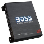 Boss Audio R1100M Riot 1100W Monoblock A/B Car Audio Amplifier Bass Remote
