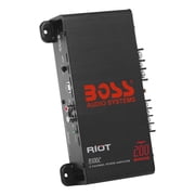 BOSS Audio Systems R1002 2 Channel Car Amplifier, Class A/B, Bridgeable, 2-8 Ohm Stable, Full Range Amp for Speakers & Subwoofer