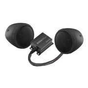 Boss Audio Systems Motorcycle Speaker Amplifier/ Bluetooth/ 3in Speakers Pair- Black