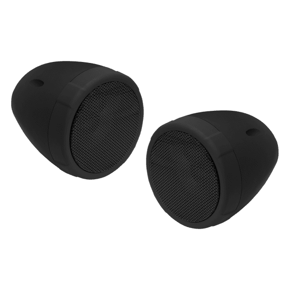 BOSS Audio Systems MCBK425BA 3-Inch Weather Resistant Bluetooth Motorcycle Handlebar Speakers Pair, Built-In Class D Amplifier, IPX-5 Rated