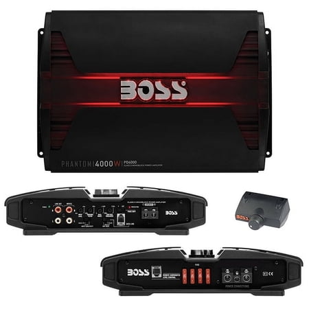 Boss Audio Systems PD4000 Stable Class D Monoblock Vehicle Audio Amplifier, Muticolor, 12.06 lbs