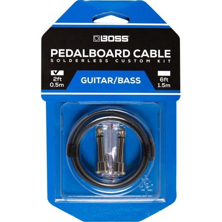 Boss BCK-2 Solderless Pedalboard Kit, 2 ft Cable/ 2 Connectors