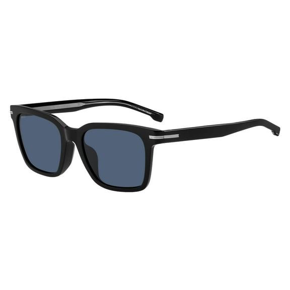 BOSS 1540/F/SK 807-KU Men's Sunglasses - Black Frame, Blue Lenses