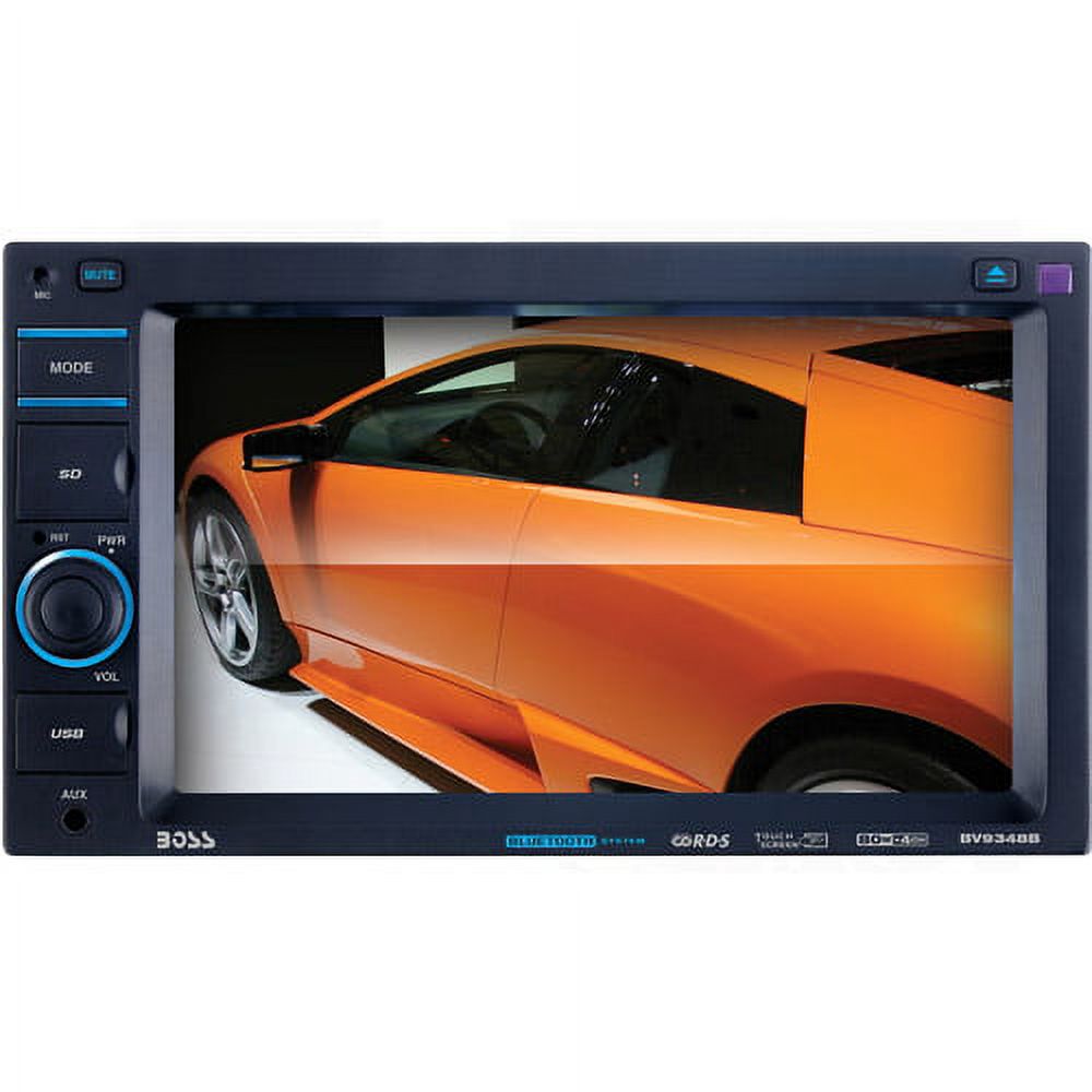 Boss BV9348B 6.2" Touch Mechless Double-DIN with USB/SD/AUX Input - image 1 of 8