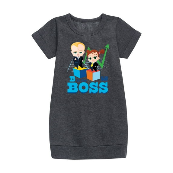 Boss Baby - B Is For Boss - Toddler & Youth Girls Fleece Dress