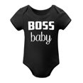 thumbnail image 1 of Boss Baby - Baby Clothes - Funny Newborn Bodysuit Outfits for Boys And Girls Black-style 18months, 1 of 7