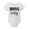 thumbnail image 1 of Boss Baby - Baby Clothes - Funny Newborn Bodysuit Outfits for Boys And Girls White-style-1 12months, 1 of 7