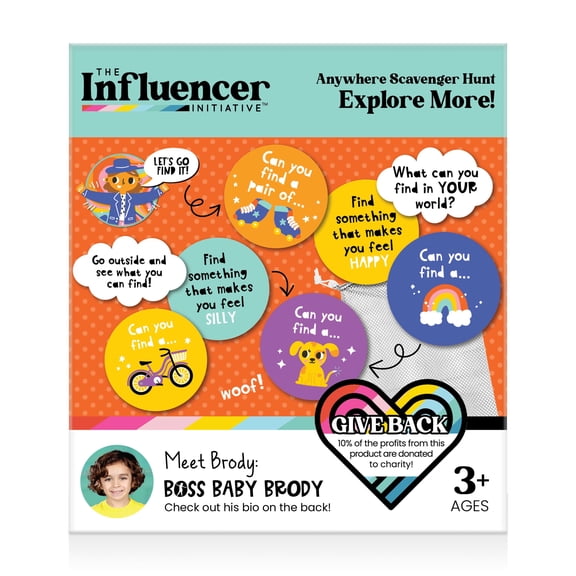 Boss Baby Brody - Influencer Initiative Explore More! - Anywhere Scavenger Hunt - Ages 3+