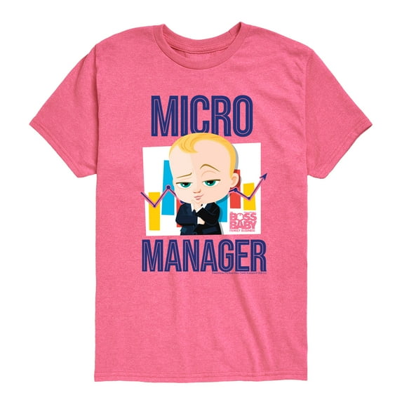 Boss Baby - Micro Manager - Toddler & Youth Short Sleeve Graphic T-Shirt