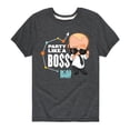thumbnail image 1 of Boss Baby - Party Like A Boss - Toddler & Youth Short Sleeve Graphic T-Shirt, 1 of 4
