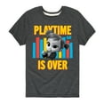 thumbnail image 1 of Boss Baby - Playtime Is Over - Toddler & Youth Short Sleeve Graphic T-Shirt, 1 of 4