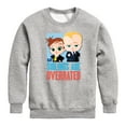 thumbnail image 1 of Boss Baby - Siblings Are Overrated - Toddler & Youth Crewneck Fleece Sweatshirt, 1 of 4