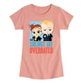 thumbnail image 1 of Boss Baby - Siblings Are Overrated - Toddler & Youth Girls Short Sleeve Graphic T-Shirt, 1 of 4