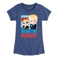 thumbnail image 1 of Boss Baby - Siblings Are Overrated - Toddler & Youth Girls Short Sleeve Graphic T-Shirt, 1 of 4
