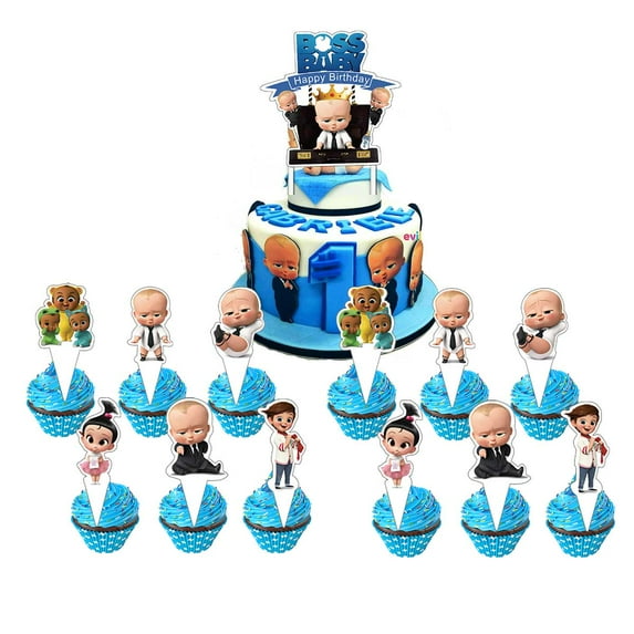 Boss Baby White Boy Balloons Party Supplies Birthday Favors Decorations Decor Kit Latex